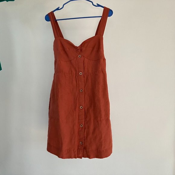 Maeve by Anthropologie Twist-Front Mini Dress Size Small - NWOT - Picture 4 of 5